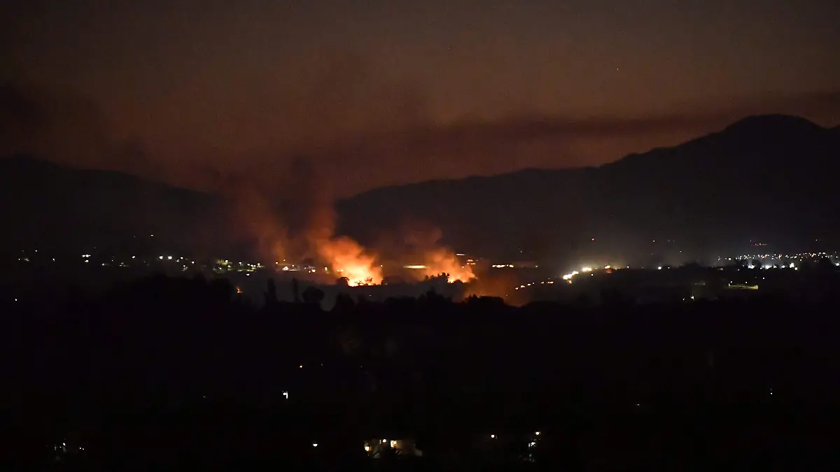 Incendio paraje Puerta de Guadalupe